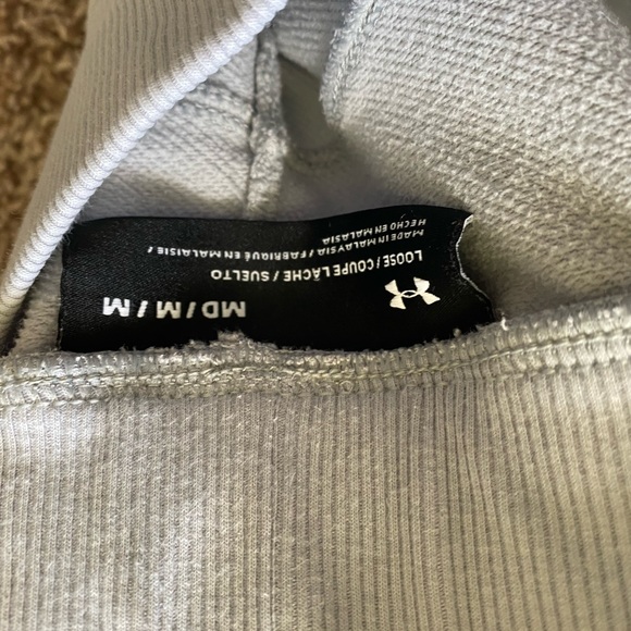 under armor grey sweatpants size M - Picture 2 of 2